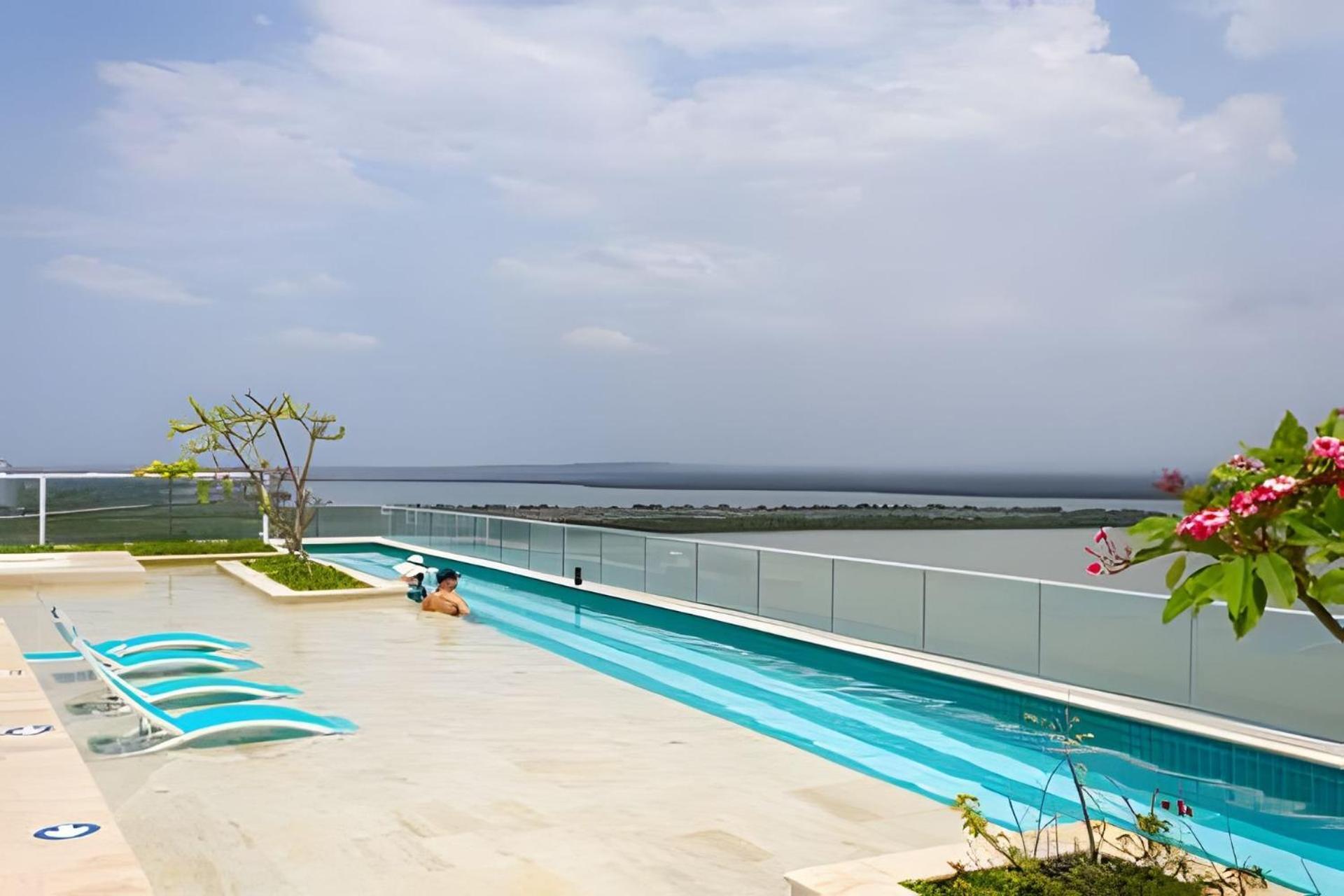 Apartamento 1 Frente A Playa De Morros. Piscina Cartagena